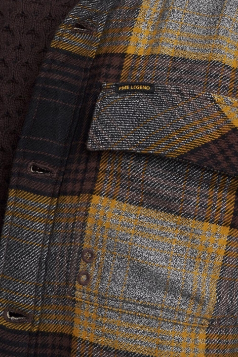 PME legend long sleeve shirt flanel yarndyed